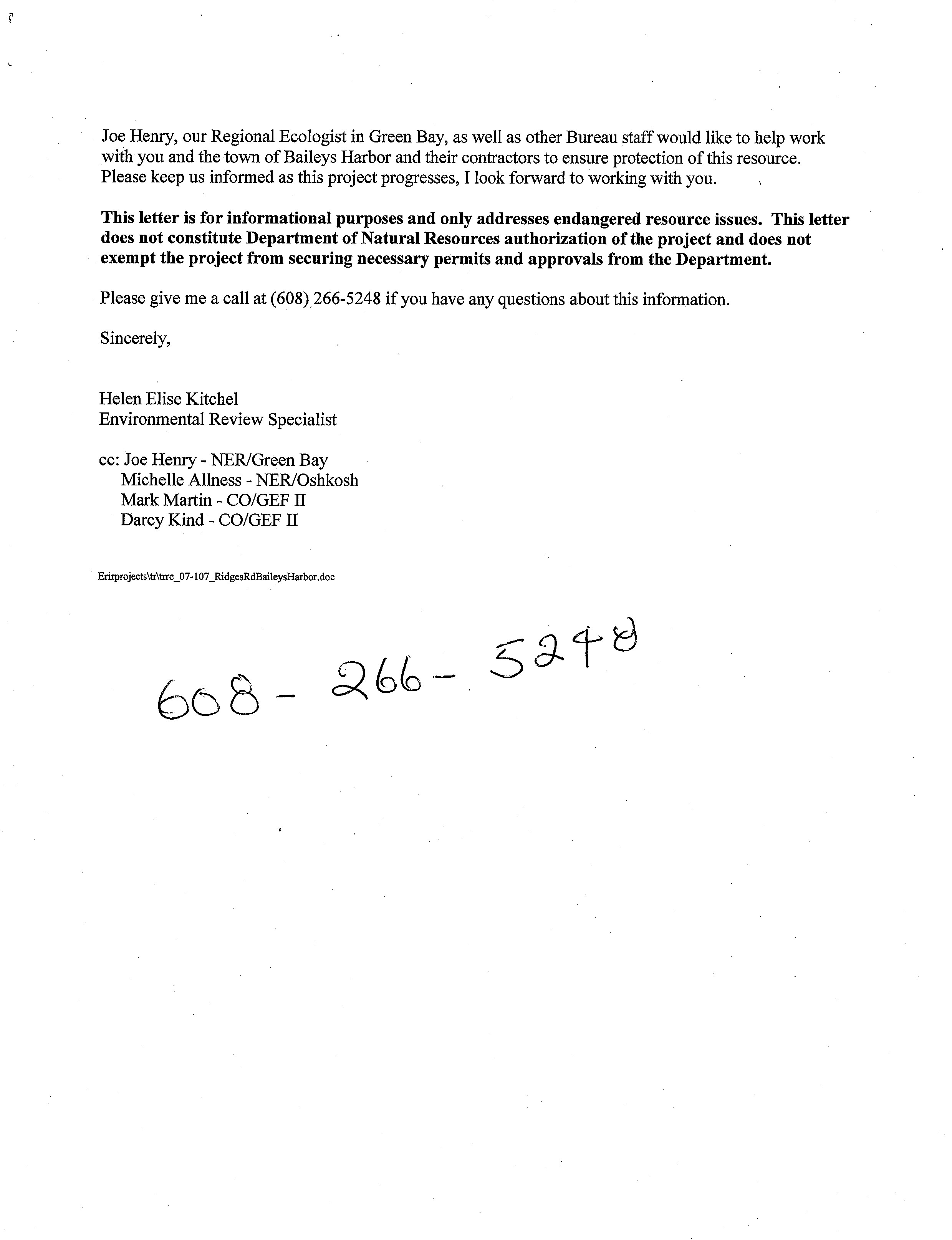 2007 DNR Endangered Species, page 3